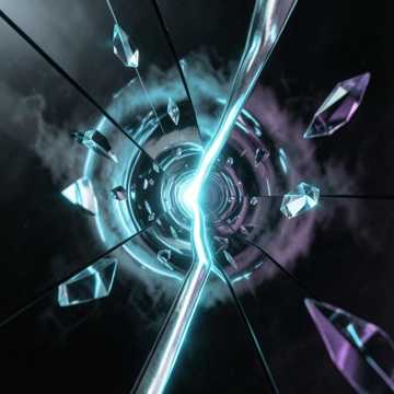 Fractured Neon (v2) cover art