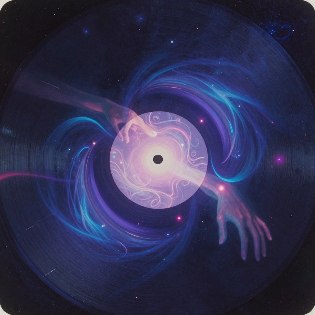 Neon Grooves in the Vinyl Void (v1) cover art