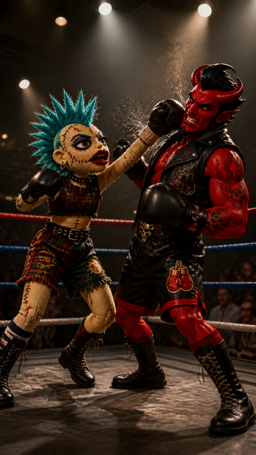 Boxing Match - well well well will you look cover art