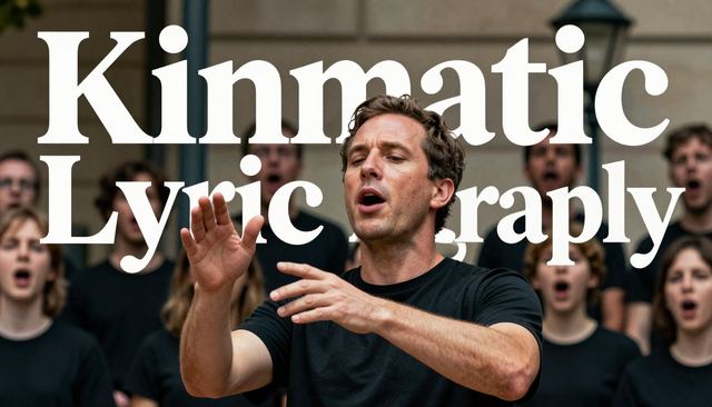 Choir Director Conducting A