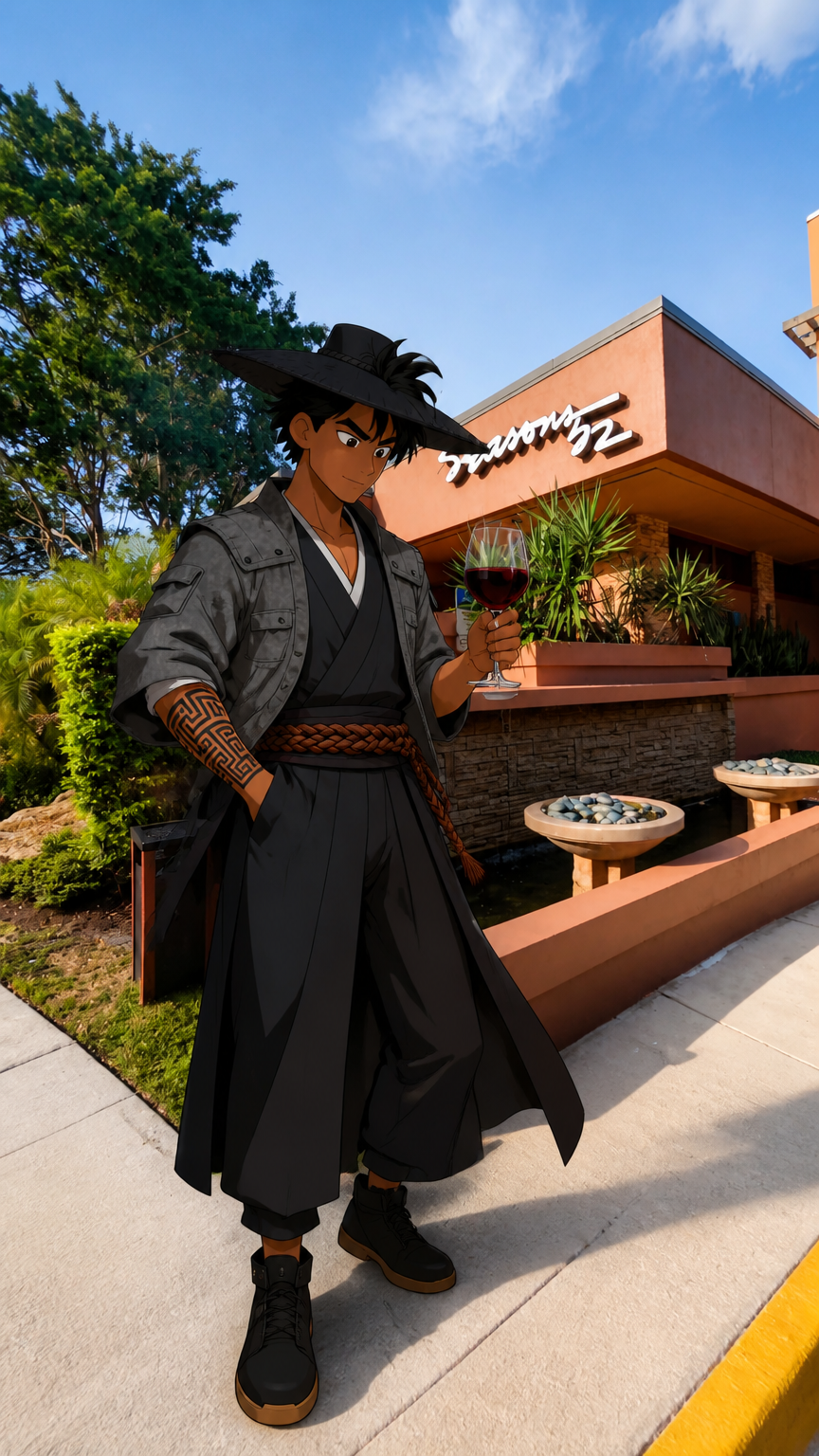 eating dinner at seasons 52 in boca raton Storyboard cover art