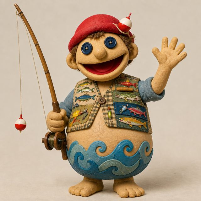 Gillbert the Fisher Puppet - Claymation