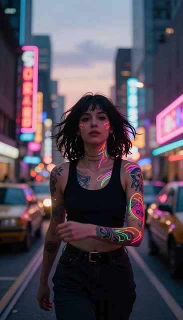 Neon Hope Unbound preview poster