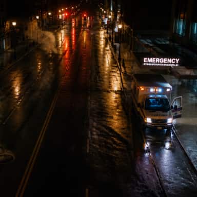 Ambulance Driver on the Night Shift - The Sonic Sons AI music video